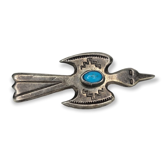 Vintage, navajo, thunderbird, pin - Gem