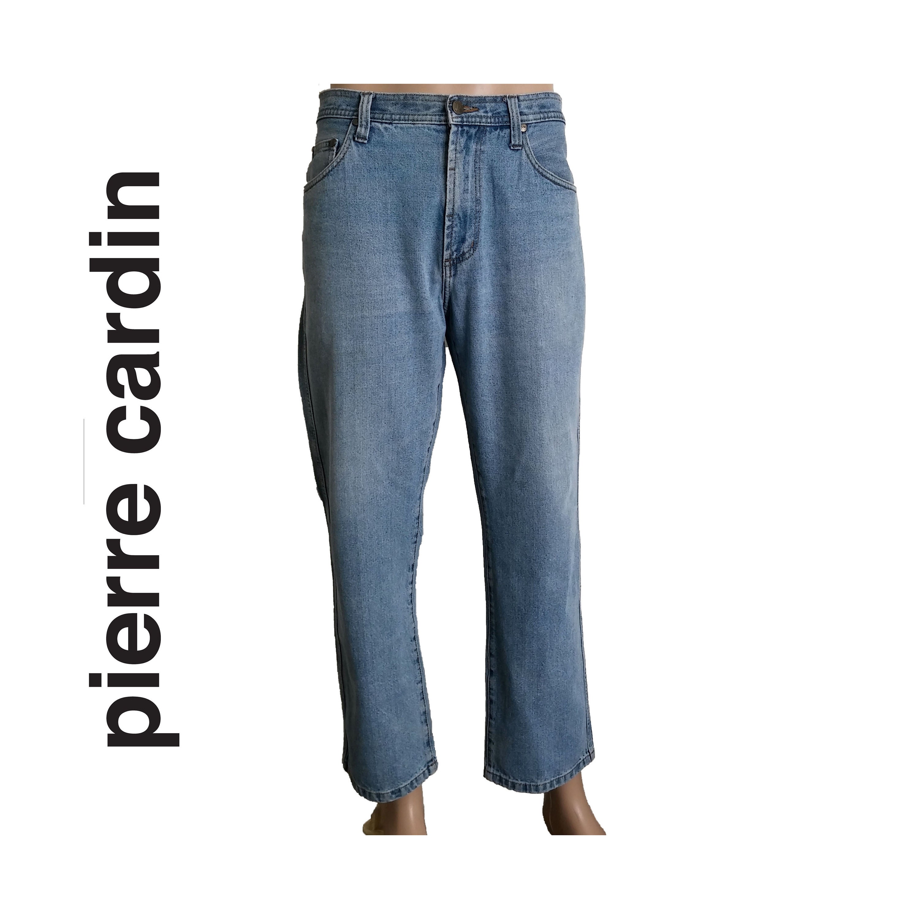Jean Droit Vintage Pierre Cardin Taille L - Bleu Classique - Occasion Très Bon état