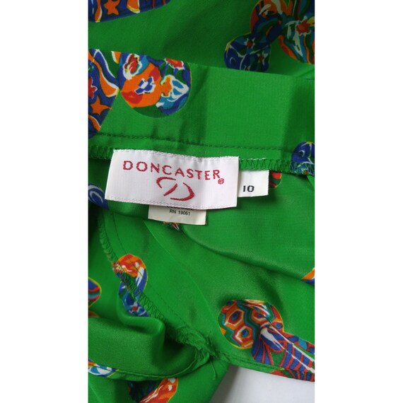 Vintage Doncaster Womens Golf Shorts Size 10 Gree… - image 5