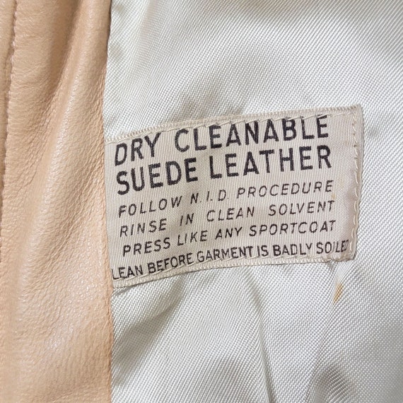 Vintage 70s Cresco Suede Leather Zip Up Jacket Si… - image 7