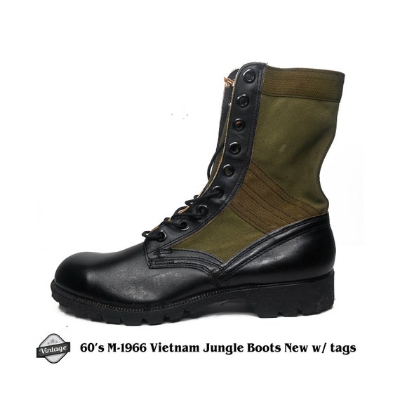 Deadstock 60s Vietnam War M 1966 Bata Jungle Boots Sz 9 N  display picture 1