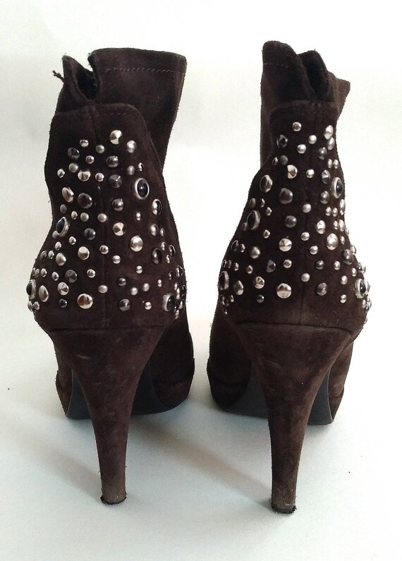 Brown Suede Ankle Boots