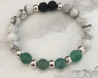 Essential Oil Diffuser Bracelet, diffuser jewellery, lava beads bracelet, gemstone bracelet, aromatherapy bracelet,