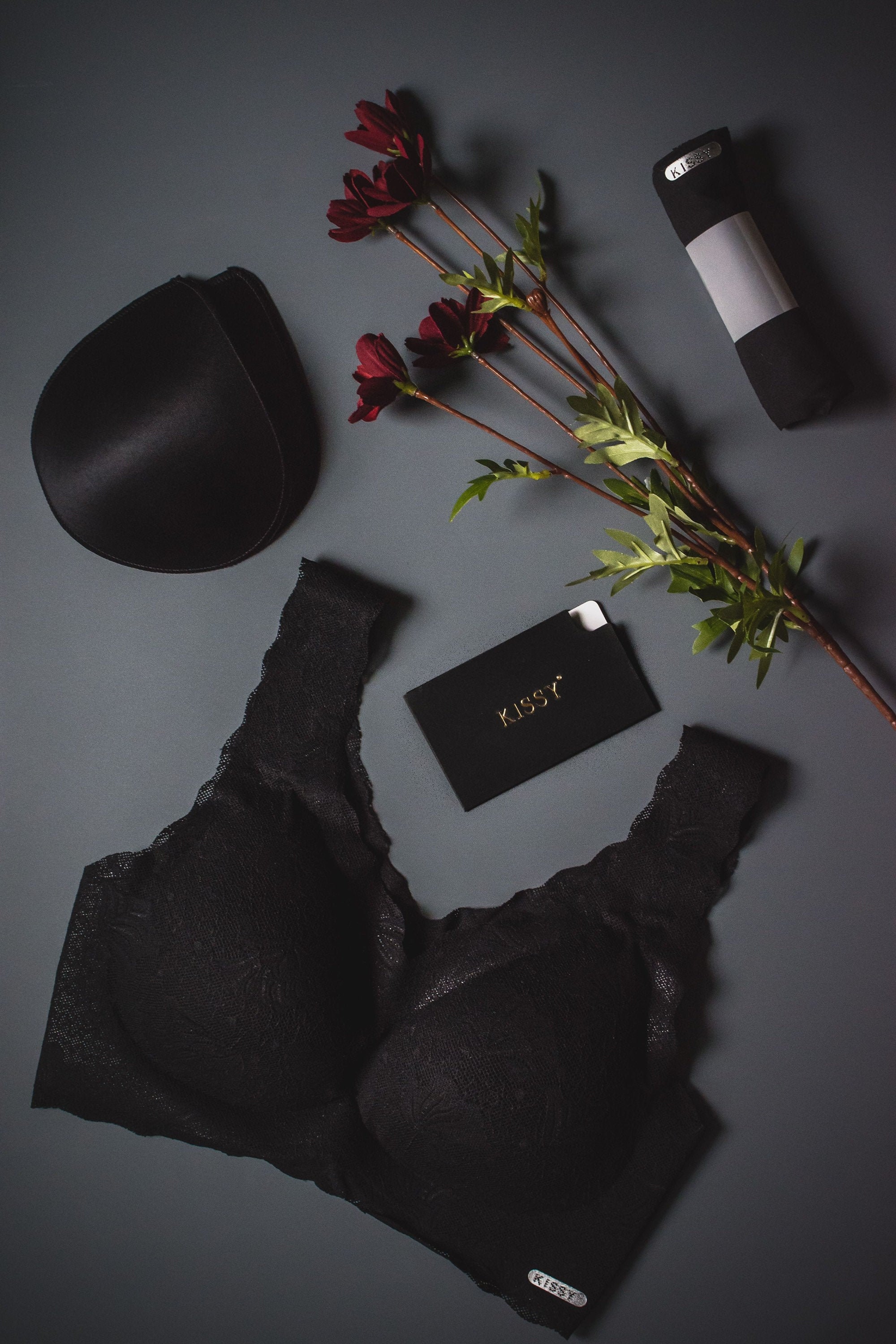 Midnight Black Lace Wireless and Seamless Bra Comfortable - Etsy UK