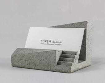 Concrete Business Card Holder