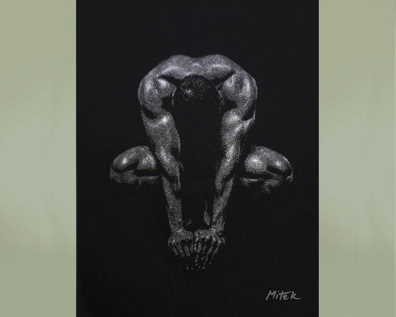 men erotic art Huge boobs with perky tits