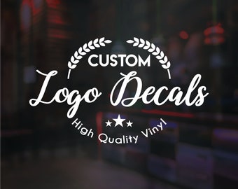 Custom Logo Decal / Business Logo Vinyl Cut /  Personalised Vinyl Decals Logo for Outdoors Window Car Sign