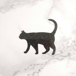 Cat Vinyl Sticker Decal in Glitter/Holographic vinyl