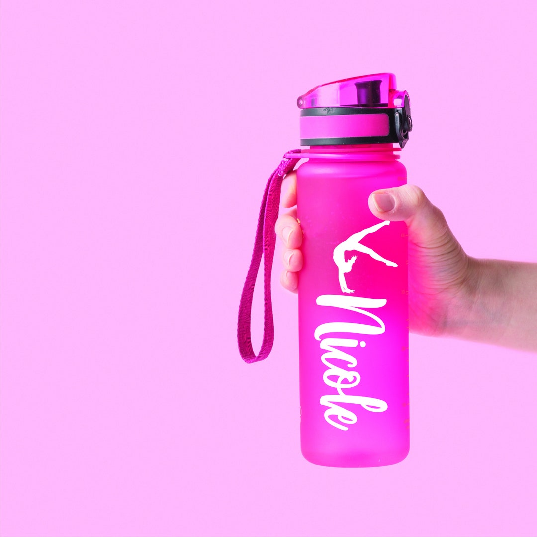 Personalized Gymnast Vinyl Decal: Custom Name, Water Bottle Sticker - Etsy