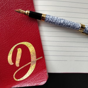 Initial Glitter Vinyl Sticker - Single Letter Decal - Single Letter ...