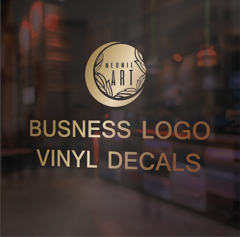 Custom Logo Decal / Business Logo Vinyl Cut / Personalised Etsy UK
