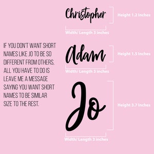 Personalized Glitter Vinyl Name Decal: Holographic Stickers image 4