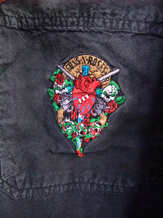 t-shirt Guns N Roses "Heart" 1990 Trontex shirt l… - image 2