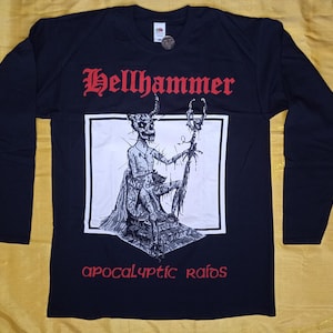 t-shirt long-sleeved (screen printed/handmade) Speed/Thrash/Bl@ck Metal