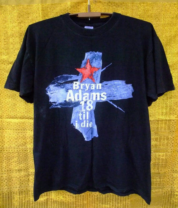 Shirt Org Vtg 1992 Bryan Adams 18 Till I Die Tour 1996 Sting Elton John  George Michael Billy Joel Eric Clapton Bruce Springsteen Tina Turner - Etsy  Ireland