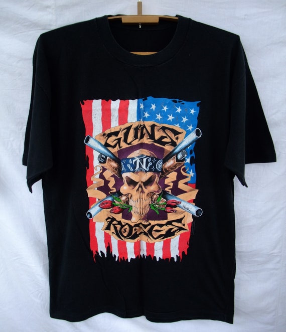 Shirt Vtg 1991 Guns N Roses Ac/dc Slayer Rolling Stones - Etsy