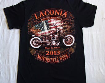Laconia Motorcycle Week T-shirt Medium - Etsy
