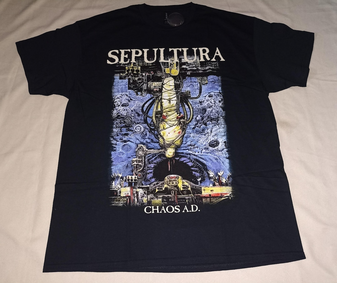 限定スチール缶 タペストリー SEPULTURA / Chaos A.D. Cavalera - Signed Chaos A.D. Print (11