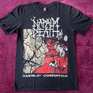 t-shirt NAPALM DEATH Harmony Corruption