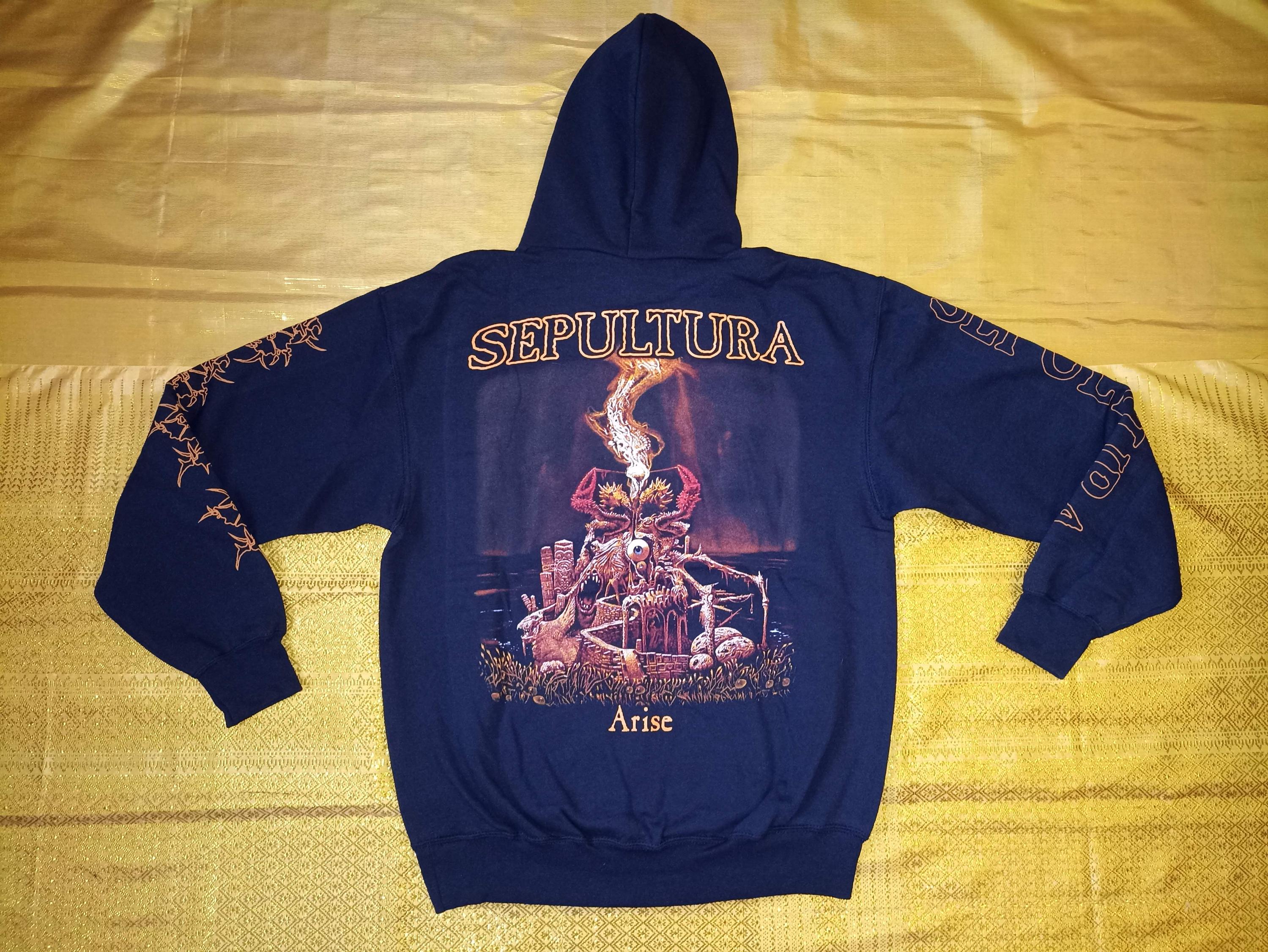 Sepultura Arise-hoodie XL - Etsy België