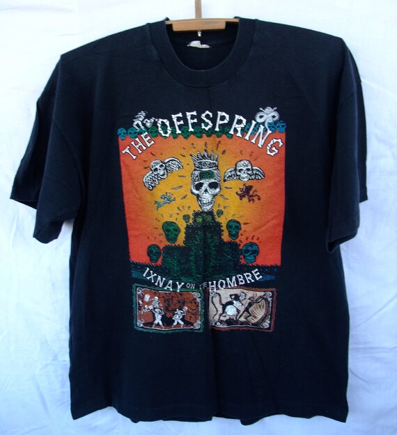 THE OFFSPRING BAND T-SHIRT BLACK MUSIC ROCK SIZES COTTON PUNK ROCK IXNAY