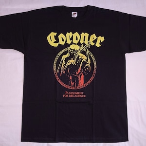 Coroner band shirt - Etsy 日本