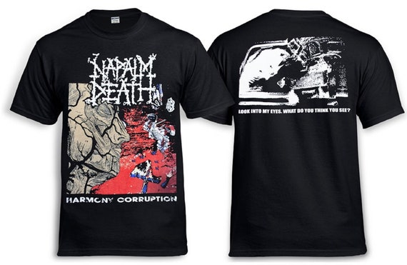 T-shirt NAPALM DEATH Harmony Corruption - Etsy