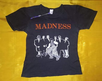 t-shirt vintage Madness RaRe sz.S British pop new wave