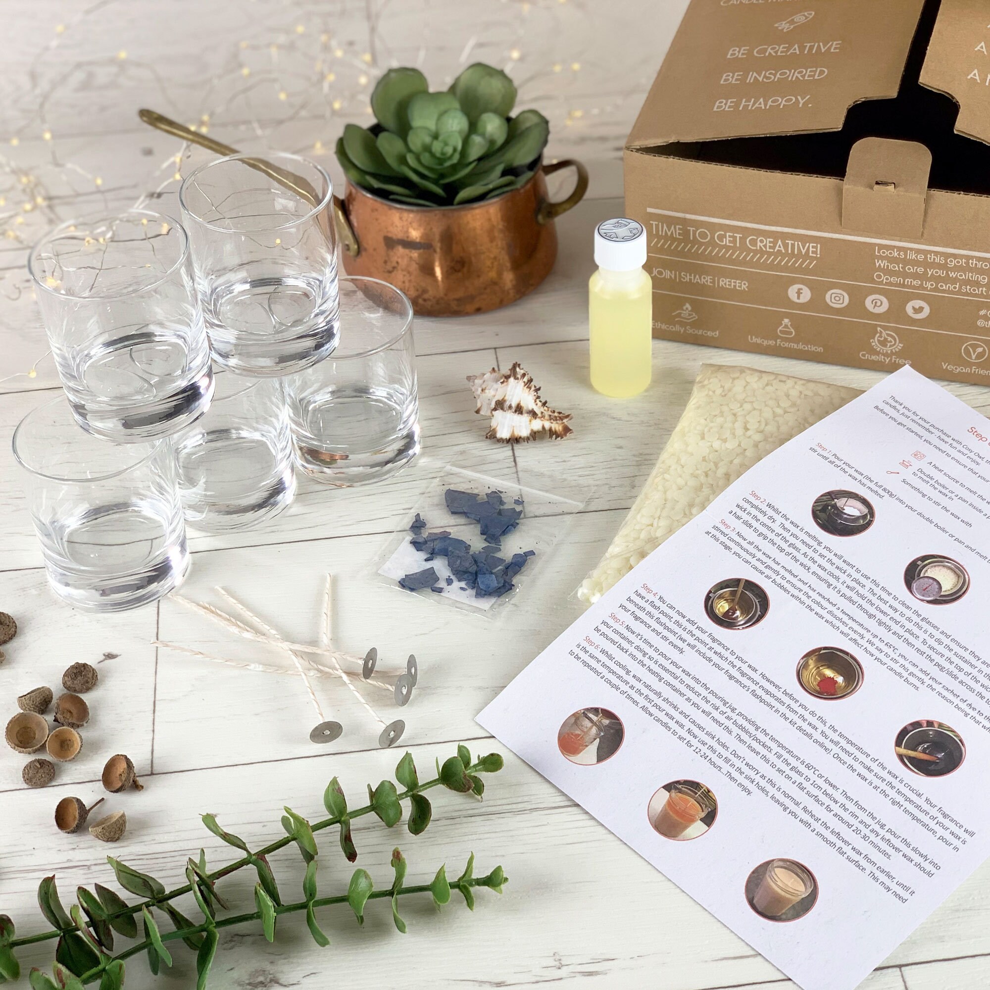 Candle Making Kit Luxurious Calm Ocean Candles. 5 Candle Etsy UK