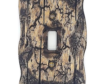Toasted Oak - Light switch covers, switch plates, wall plates, plug covers, rustic light switch, wood light switch cover, wood wall plate