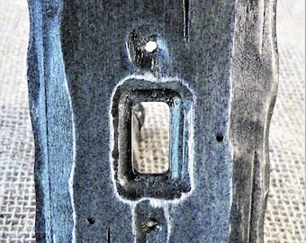 Dark as the Night - Light switch covers, switch plates, wall plates, plug covers, rustic light switch, dimmer knobs, wood wall plate, black