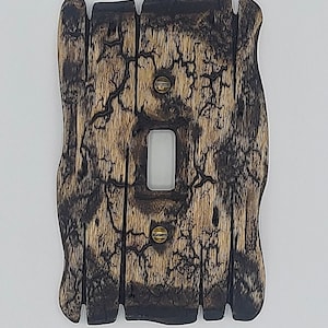 Toasted Oak - Light switch covers, switch plates, wall plates, plug covers, rustic light switch, wood light switch cover, wood wall plate