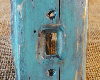 Ocean Breeze - Light switch covers, switch plates, wall plates, plug covers, rustic light switch, dimmer knobs, wood wall plate,