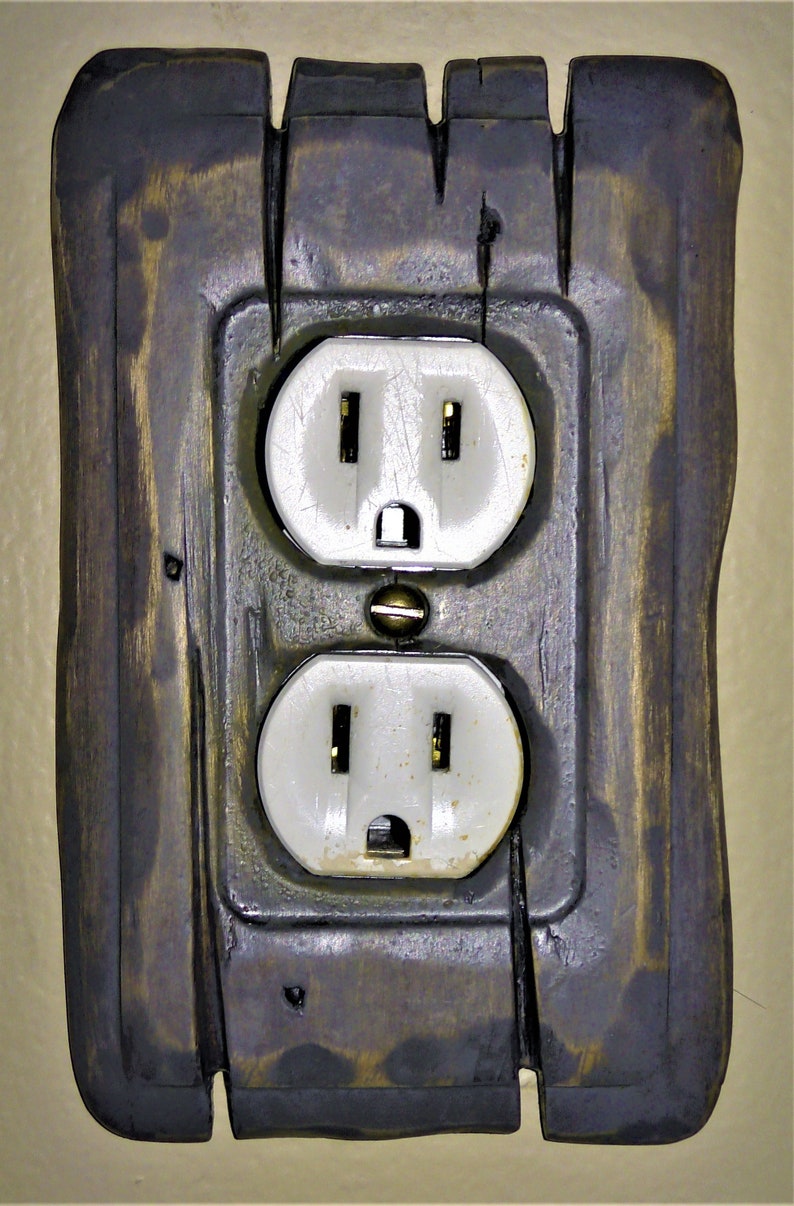 Grey Eclipse Light switch covers switch plates wall Etsy