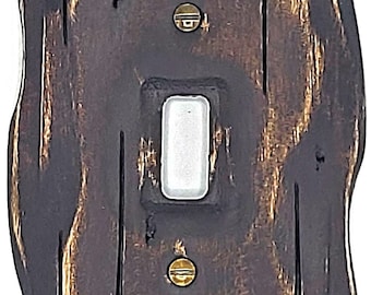 Morning Coffee - Light switch covers, switch plates, wall plates, plug covers, rustic light switch, dimmer knobs, wood wall plate,