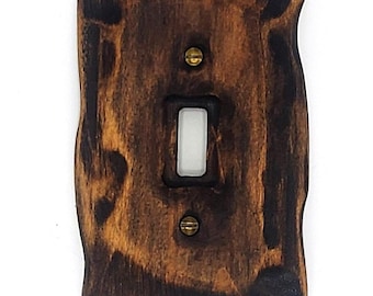 Coffee House - Light switch covers, switch plates, wall plates, plug covers, rustic light switch, dimmer knobs, wood wall plate,