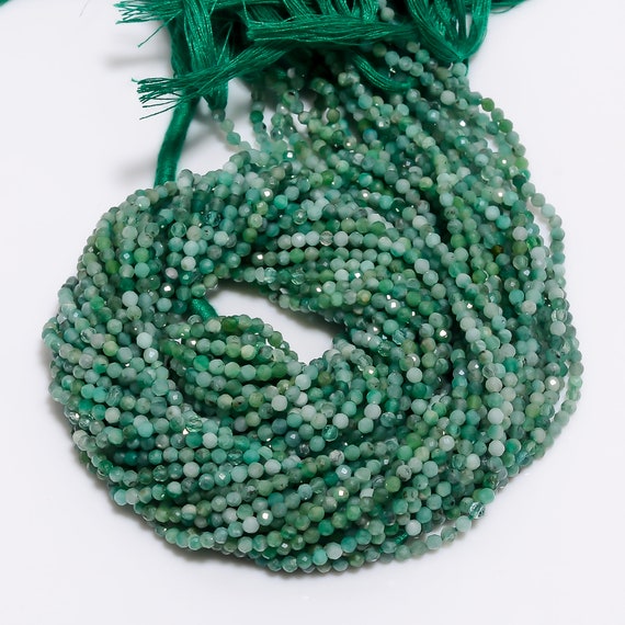 Heishi Rondelle Bead Aquamarine 5x2-3mm - Hole: 0.5mm (1 Strand-32cm - Foto 7