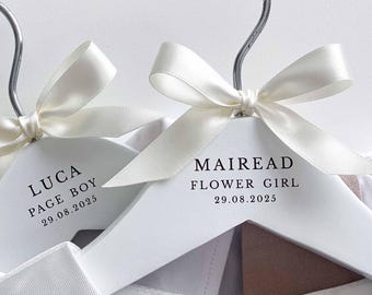 Engraved Child Wedding Hanger: Personalized Flower Girl, Page Boy Gift