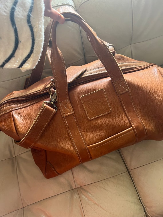 Leather Day Bag * Weekend Bag Vintage