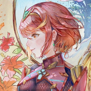 ゼノブレイド2 - ピュラとミスラ - ポスター 13x19 - Etsy 日本