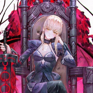 Saber Alter Fate grand order ( Artoria Pendragon)  Fate Stay Night large A3 11.7 in x 16.5 Art print