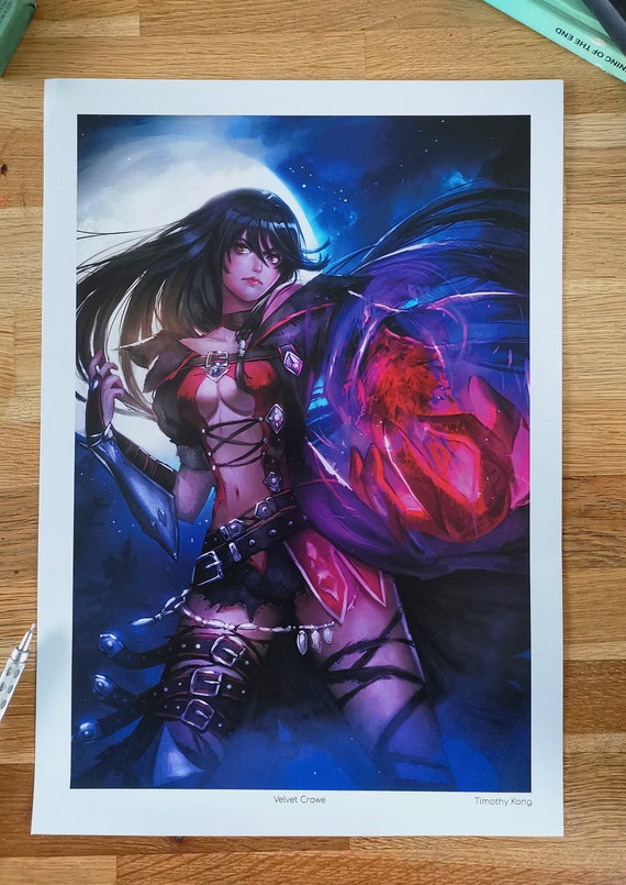Tales of berseria Velvet Crowe Wall Scroll Poster Home Decor  60*90CM#0518 