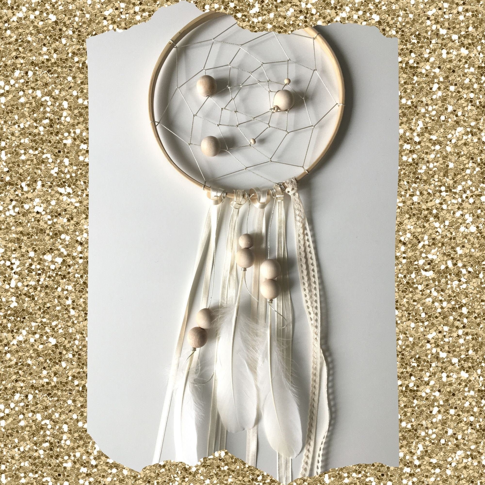 Attrape Rêve, Déco Bohème, Capteur de Rêves, Dreamcatcher, Chambre Enfant, Cadeau Naissance, Idée Dé