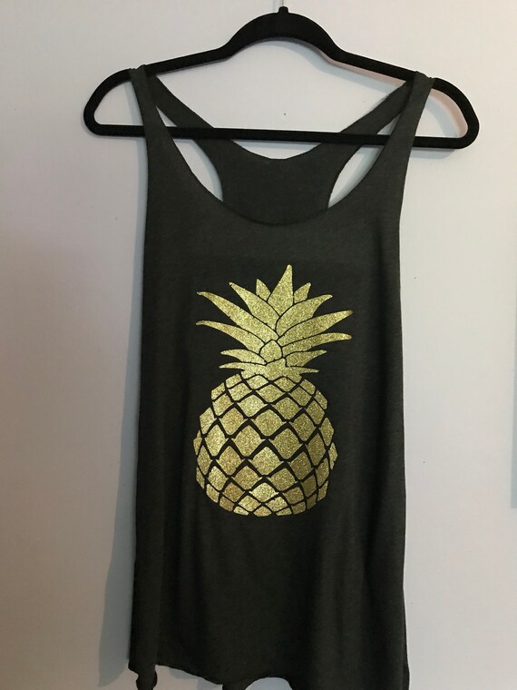 glitter pineapple shirt