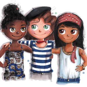 Mina, Madeleine et Yaël