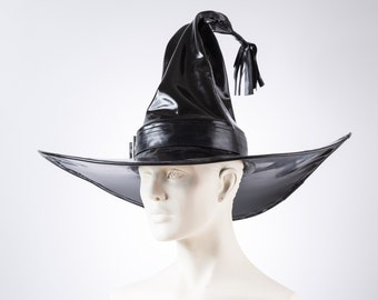 Latex witch hat, latex accessories, Halloween hat