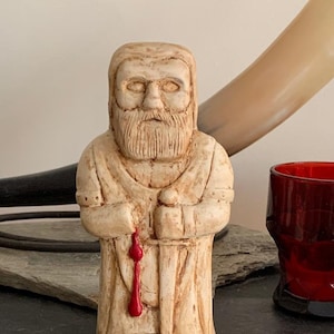 Tyr statue, figurine, Norse god, Asatru, altar, heathen, Viking