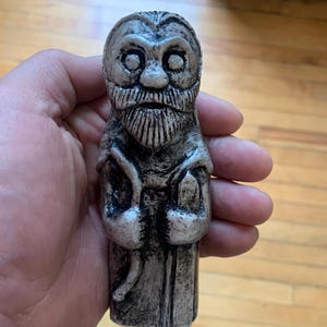 Ullr statue, figurine, Norse, god, gods, altar, pagan, heathen, Wicca, Wiccan, Viking, Asatru