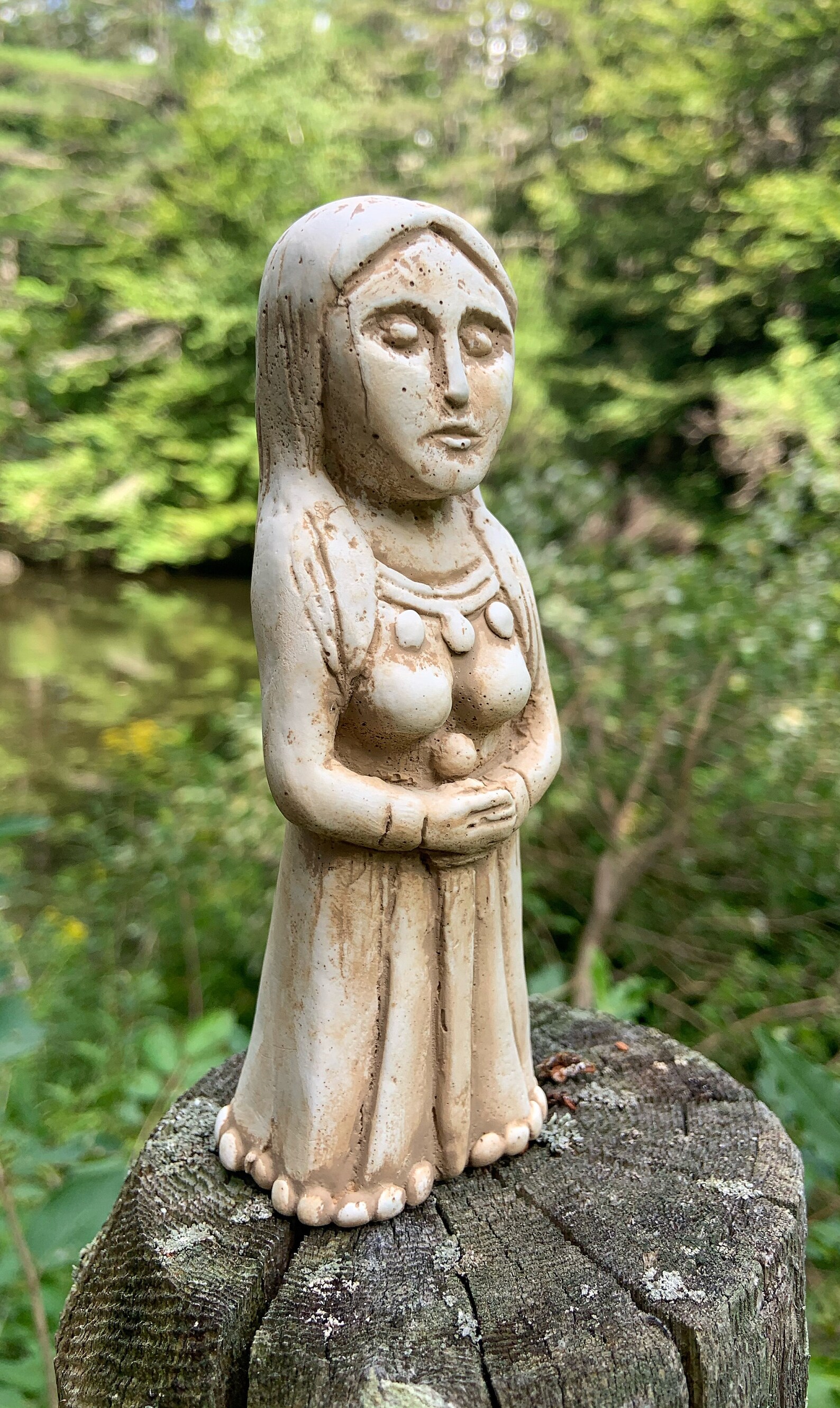 Freya statue figurine goddess Norse Asatru altar Etsy