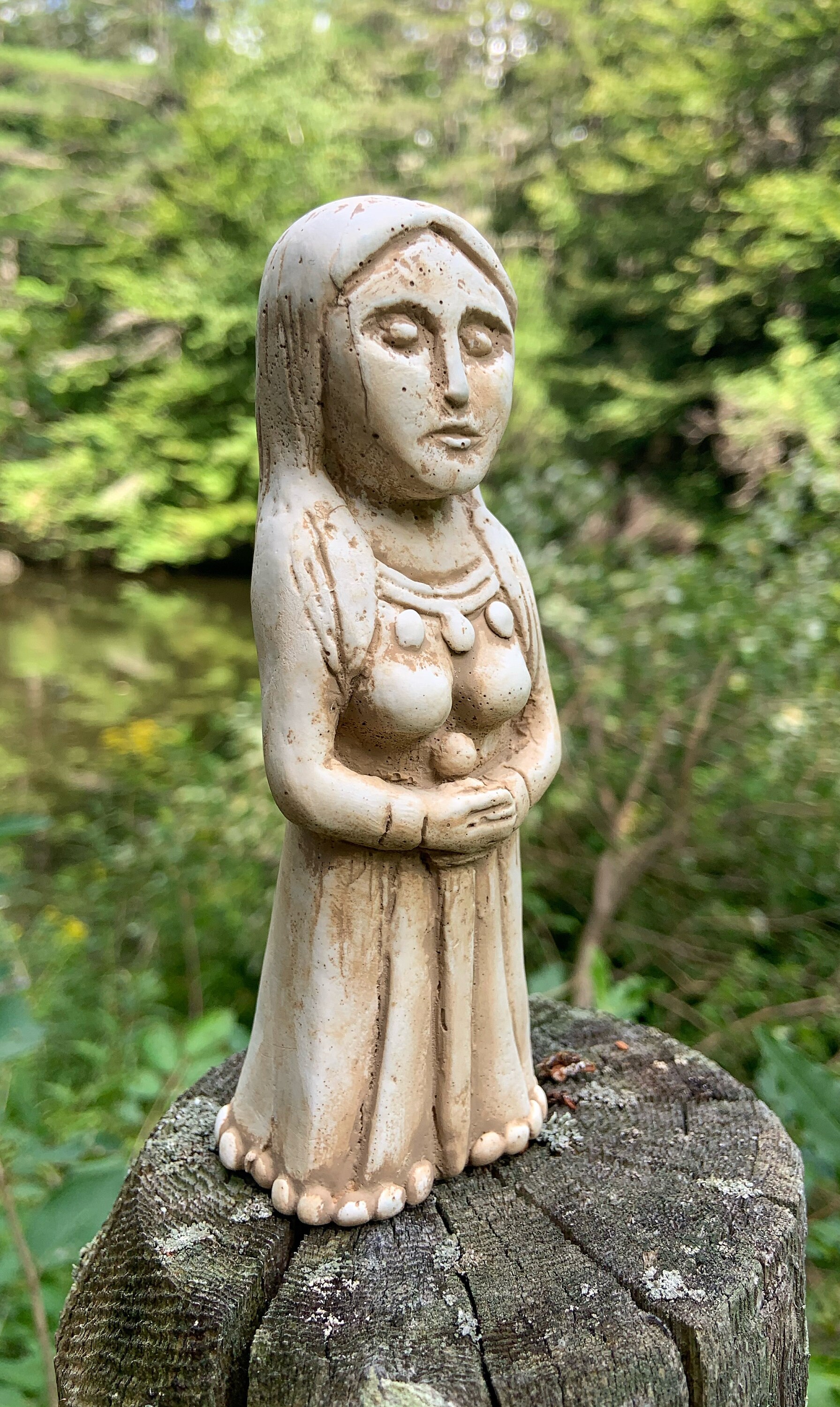 Freya Statue Figurine Goddess Norse Asatru Altar Etsy